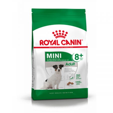 Voer Royal Canin Mini Adult 8+ Volwassen Maïs 2 Kg