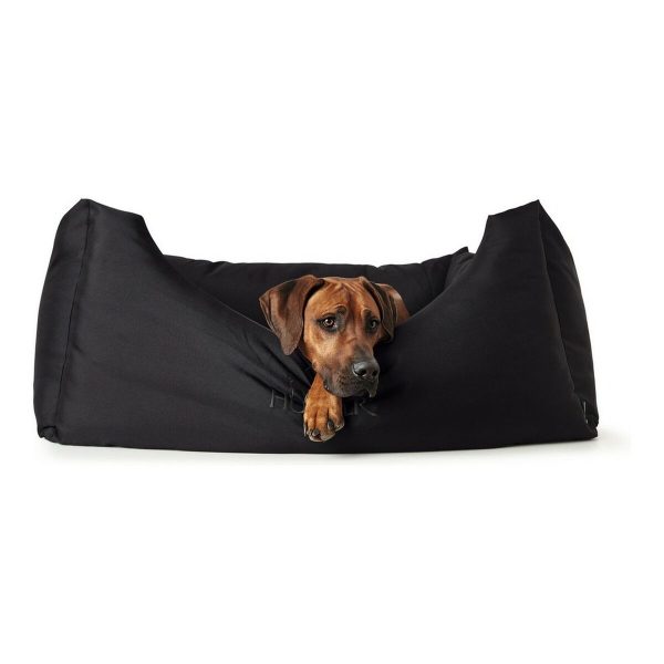 Bank voor honden Hunter Gent Zwart Polyester black (60 x 45 cm)
