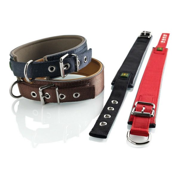 Hondenhalsband Hunter Neoprene Reflect Rood (54-61 cm)