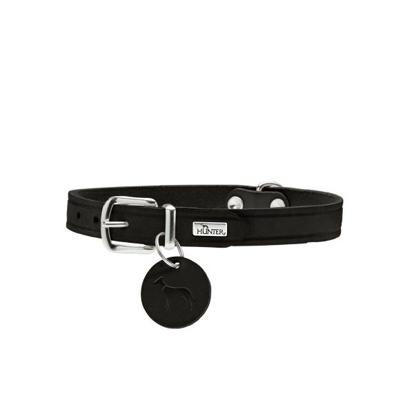 Hondenhalsband Hunter Aalborg Zwart M 38-47 cm